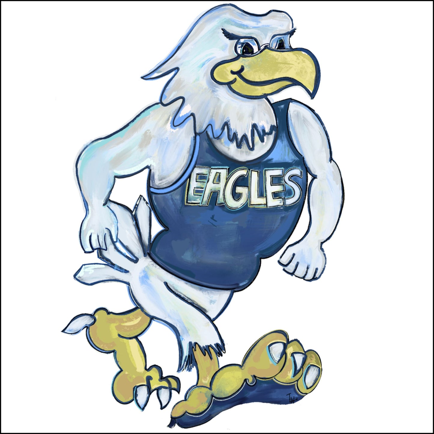 Eagles Custom Cut Acrylic Ornament