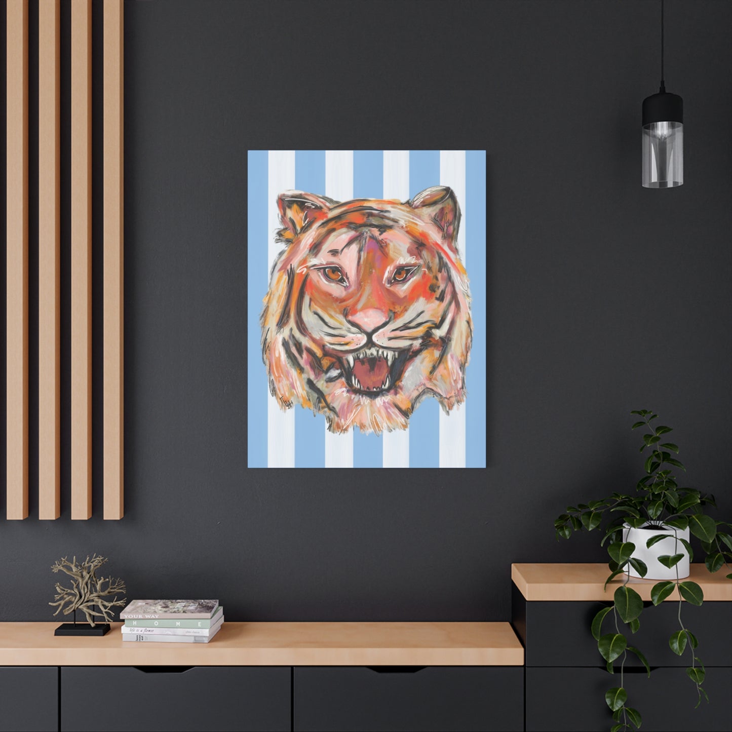 Tiger Town Clemson Auburn Matte Canvas Print — Stretched Wall Art