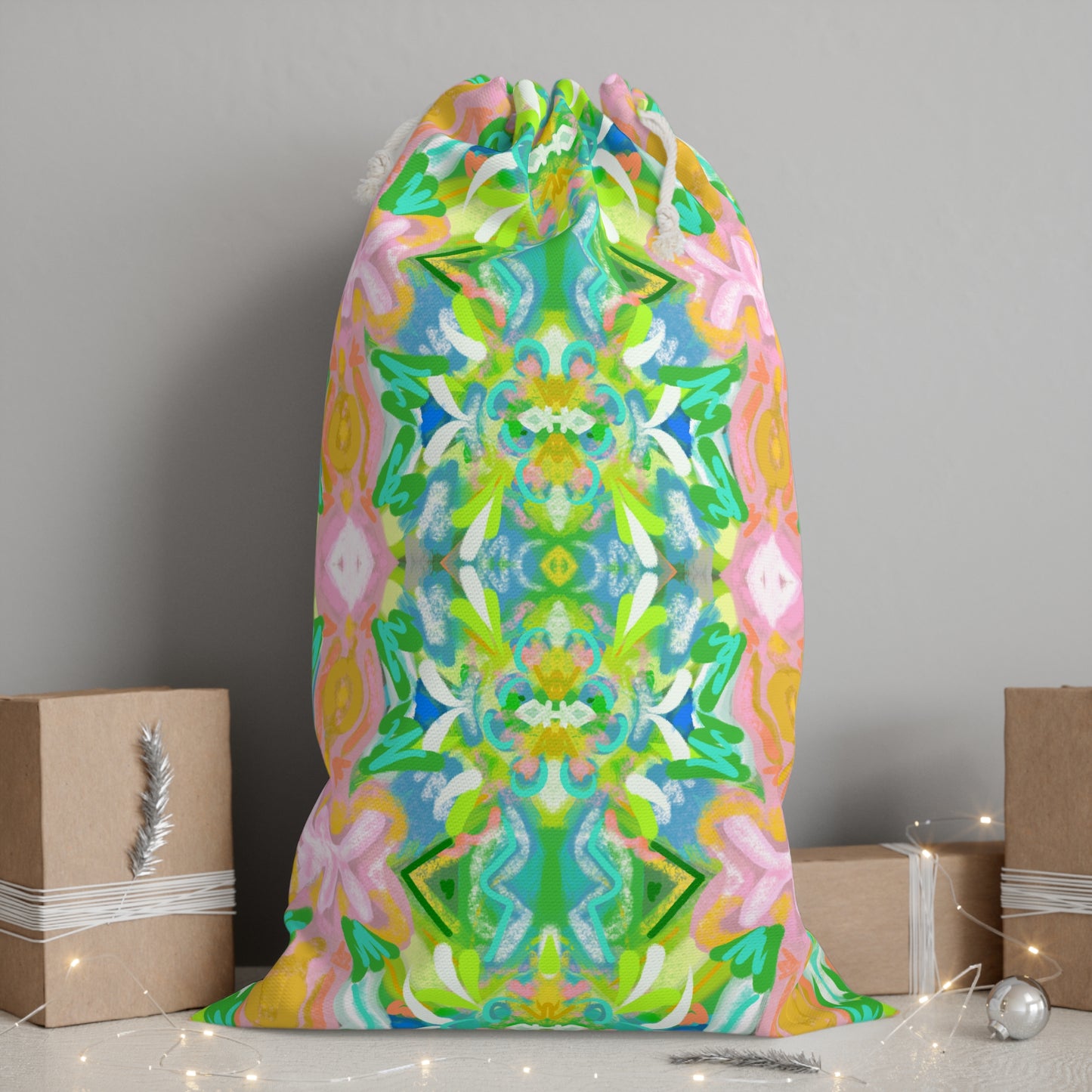 Park Lane Drawstring tote | Vibrant Tote, laundry Bag, Travel Organizer, Beach Bag, Eco-Friendly Shopping