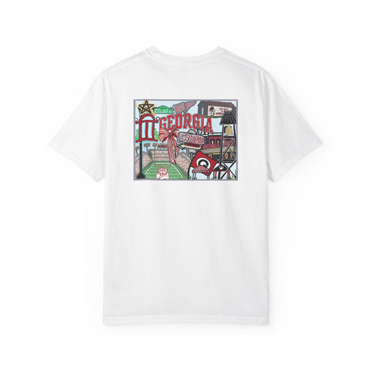 Bulldog Vintage Graphic T-Shirt - Unisex Garment-Dyed Tee