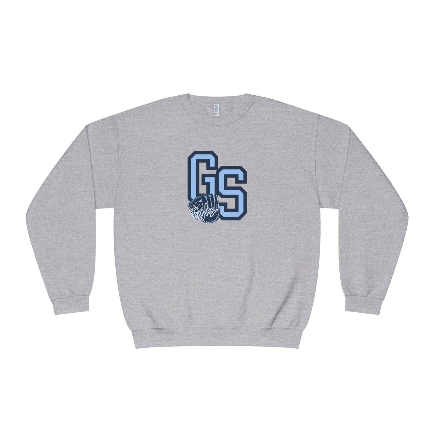 Georgia Southern Eagles Baseball Crewneck Sweatshirt — Tone-on-Tone Blue