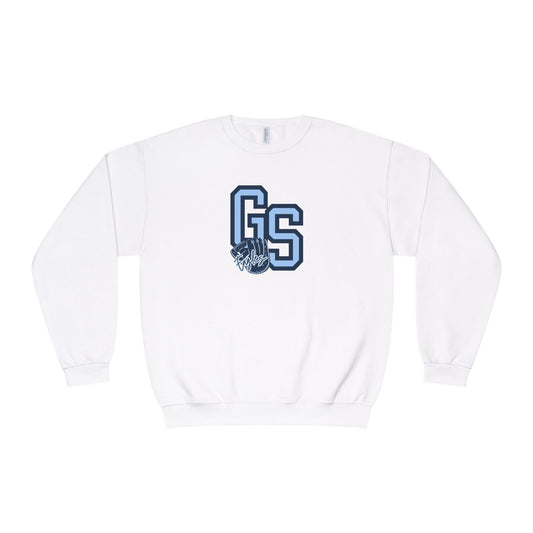Georgia Southern Eagles Baseball Crewneck Sweatshirt — Tone-on-Tone Blue