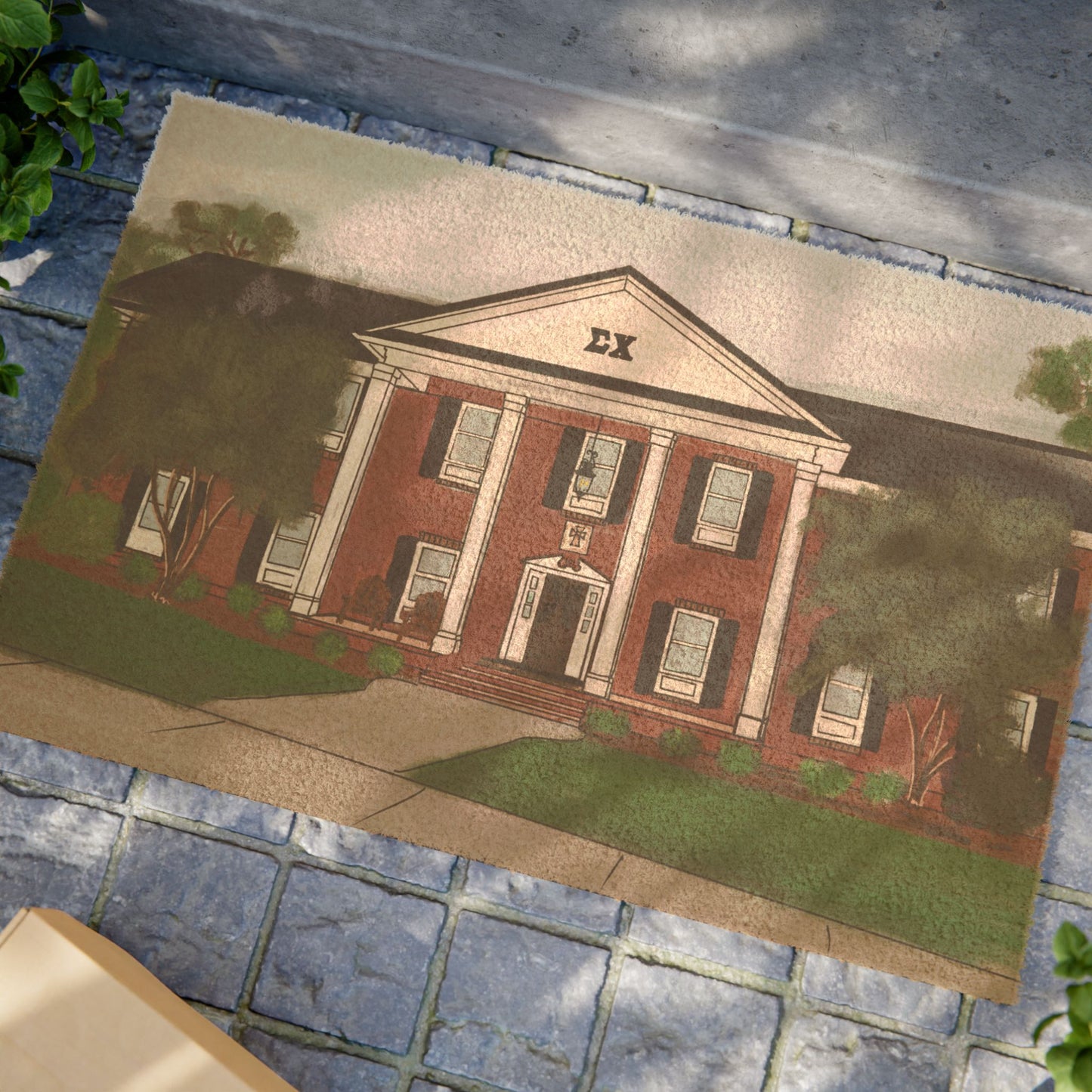 Greek Sigma Chi Georgia Southern Fraternity House Doormat | Fraternity House Entrance Mat