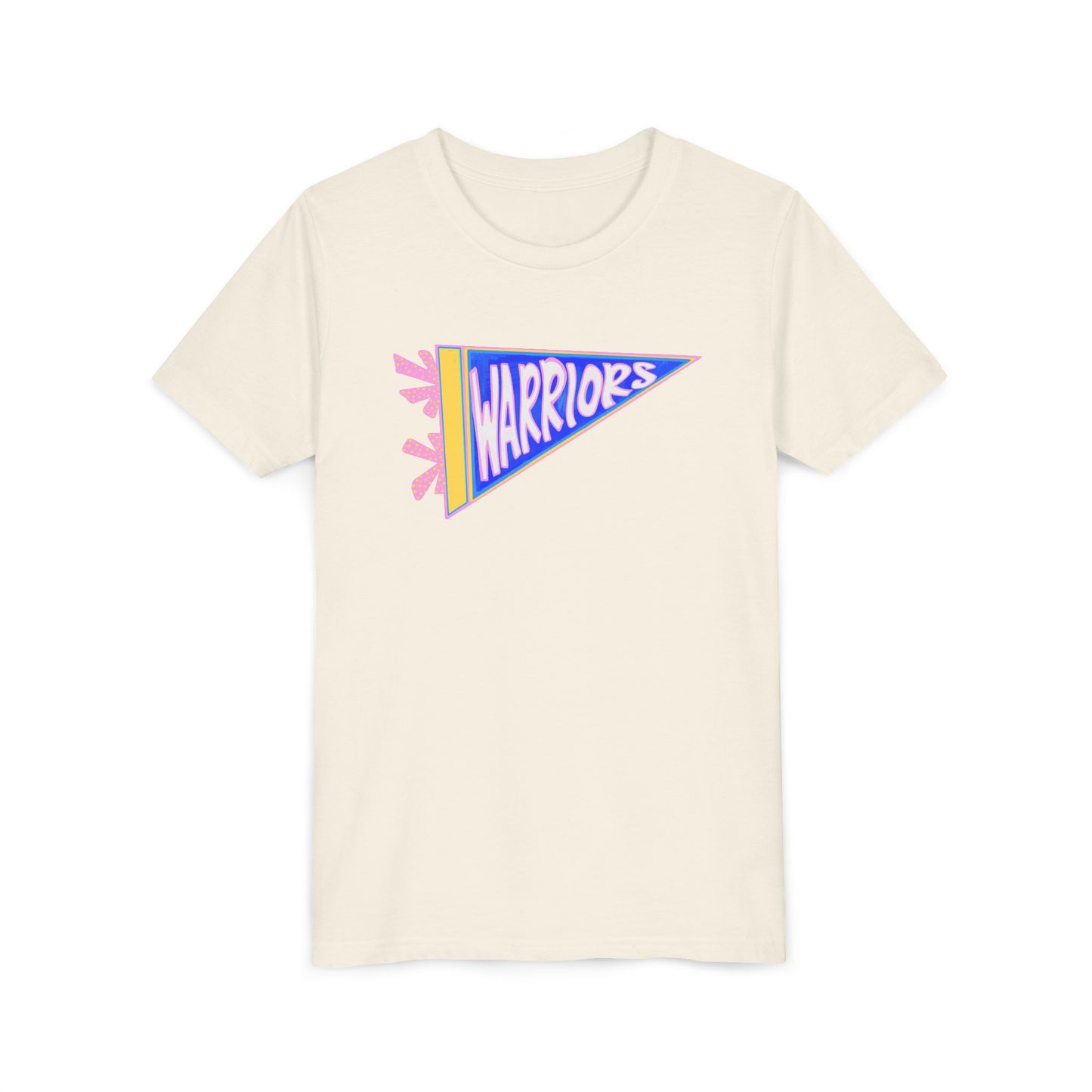 Warriors Pennant Youth Tee — 'Warriors' Pennant Graphic Shirt