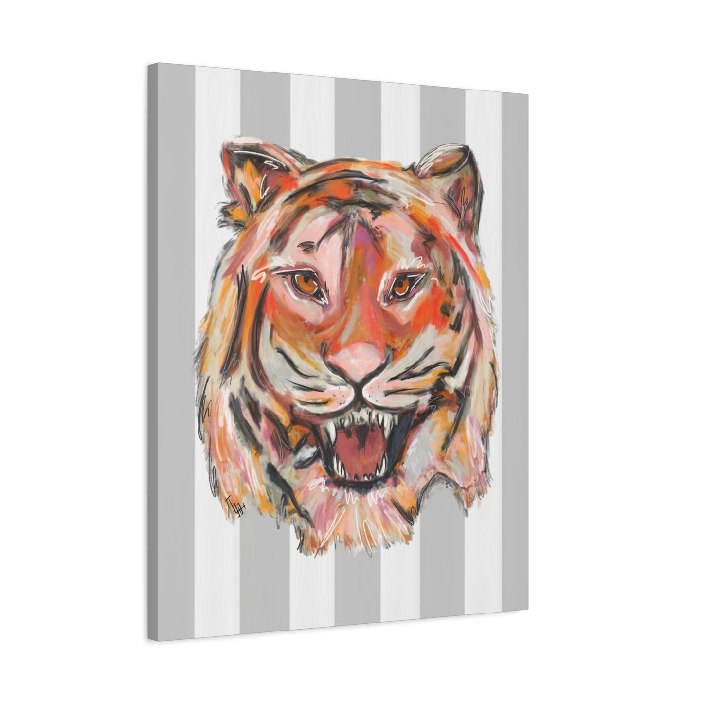 Tiger Town Clemson Auburn Matte Canvas Print — Stretched Wall Art