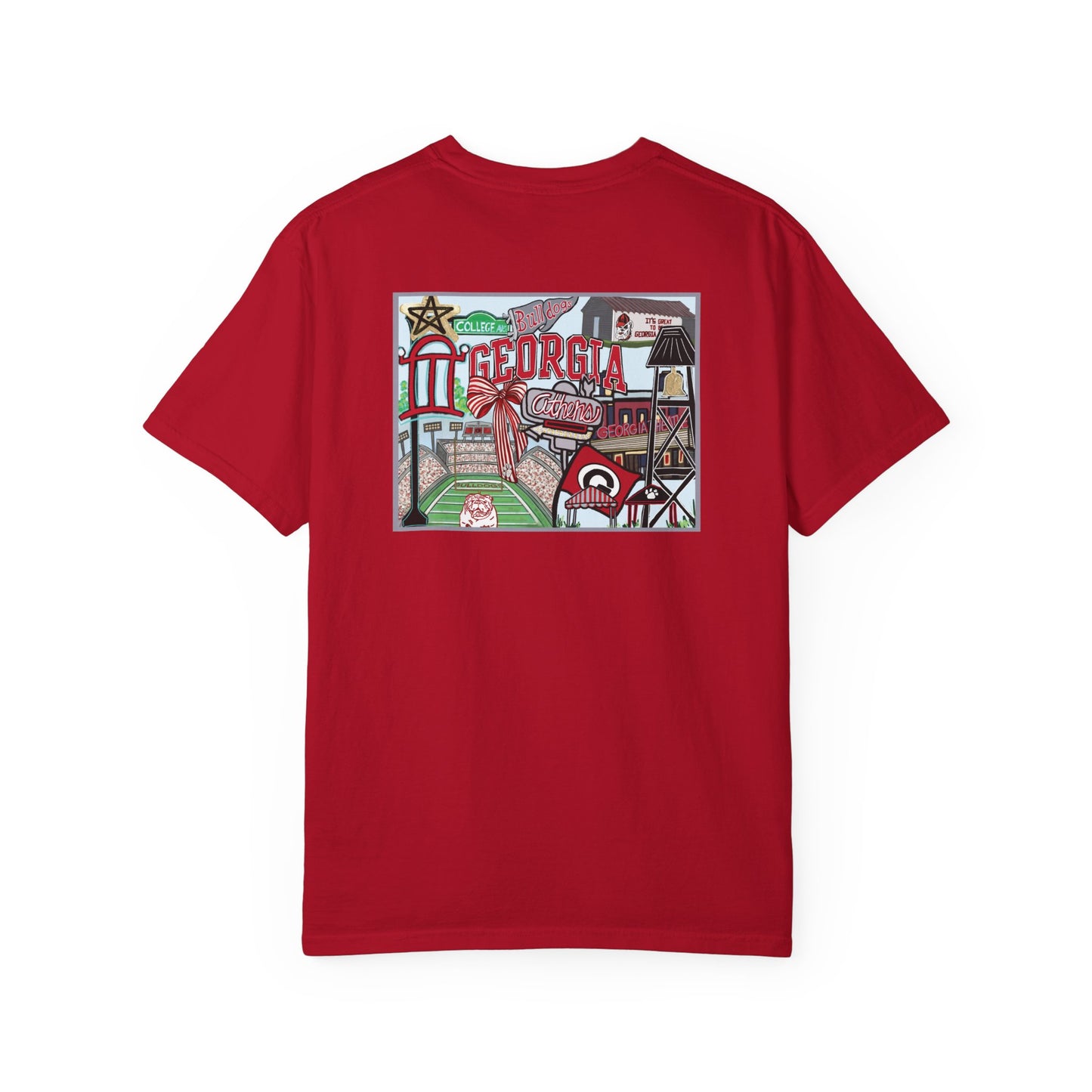 Bulldog Vintage Graphic T-Shirt - Unisex Garment-Dyed Tee