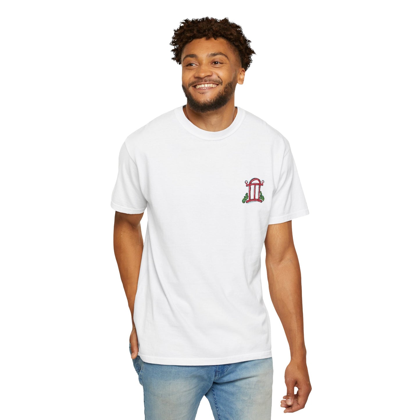 Bulldog Vintage Graphic T-Shirt - Unisex Garment-Dyed Tee