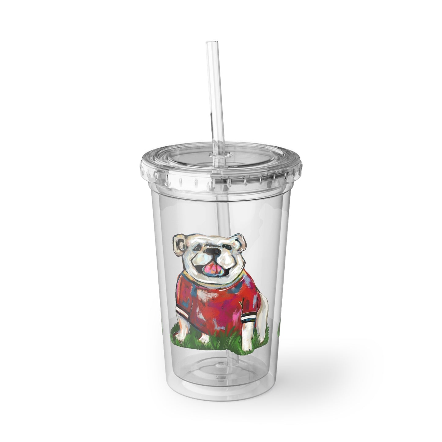 Bulldog Acrylic Cup