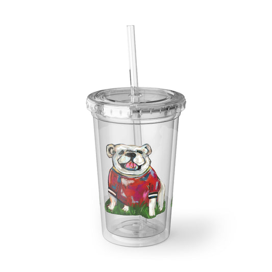 Bulldog Acrylic Cup
