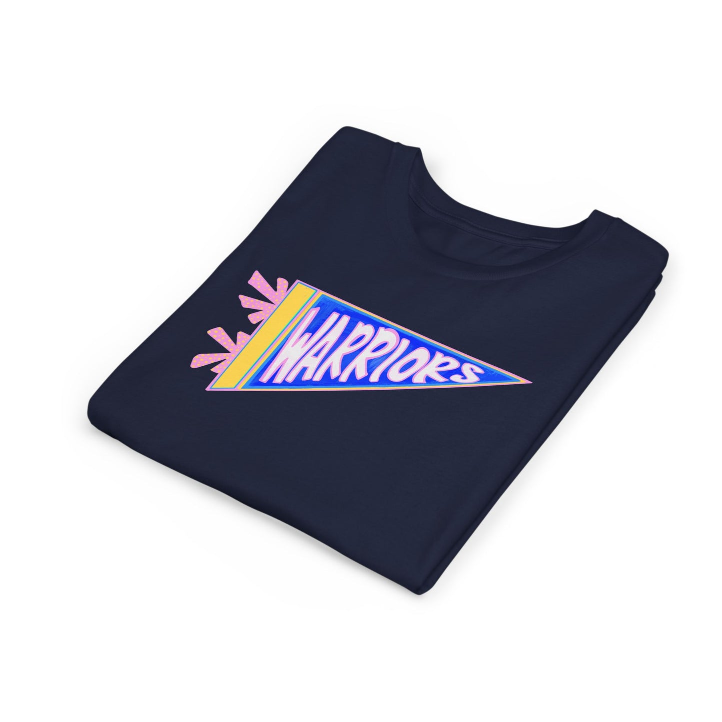 Warriors Pennant Youth Tee — 'Warriors' Pennant Graphic Shirt