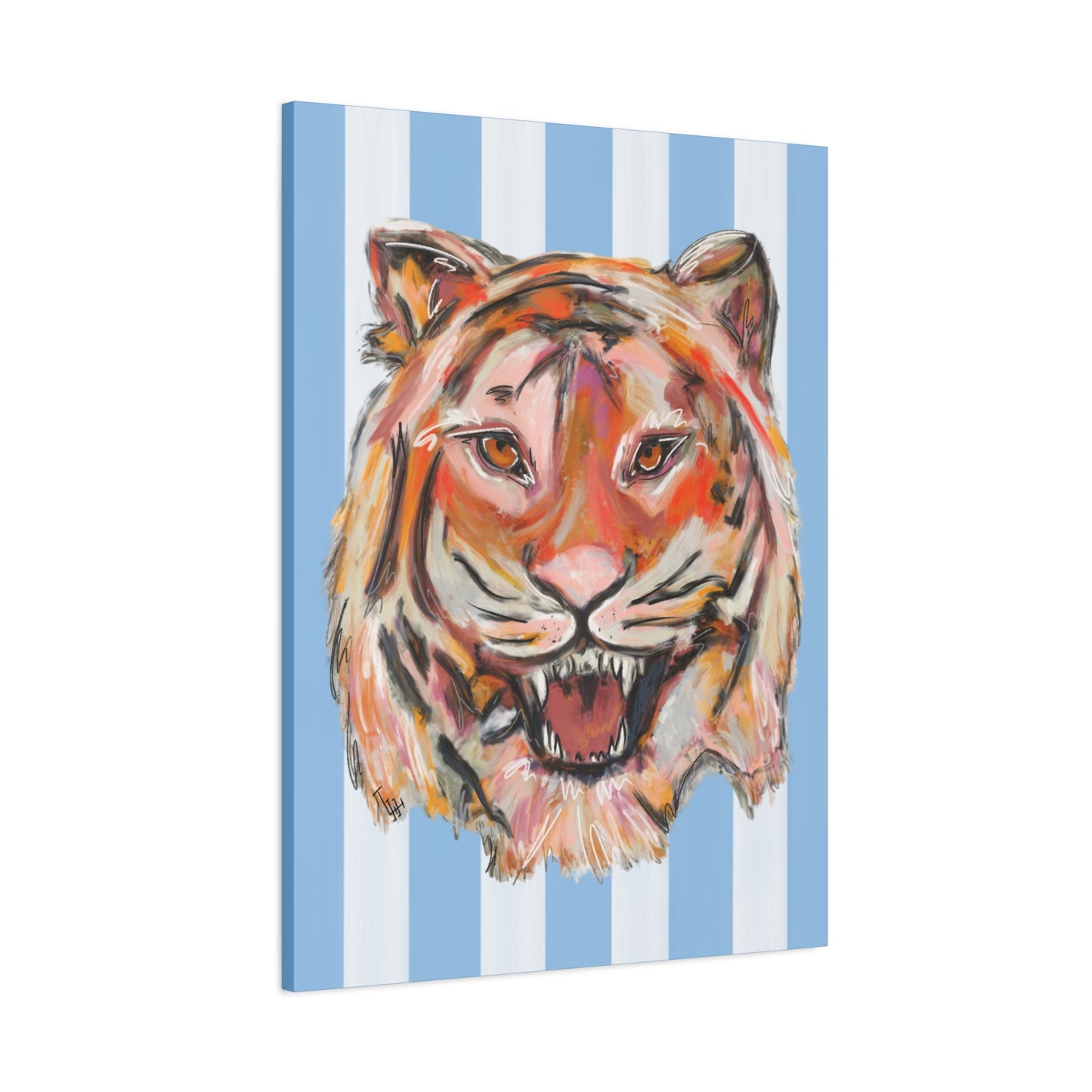 Tiger Town Clemson Auburn Matte Canvas Print — Stretched Wall Art