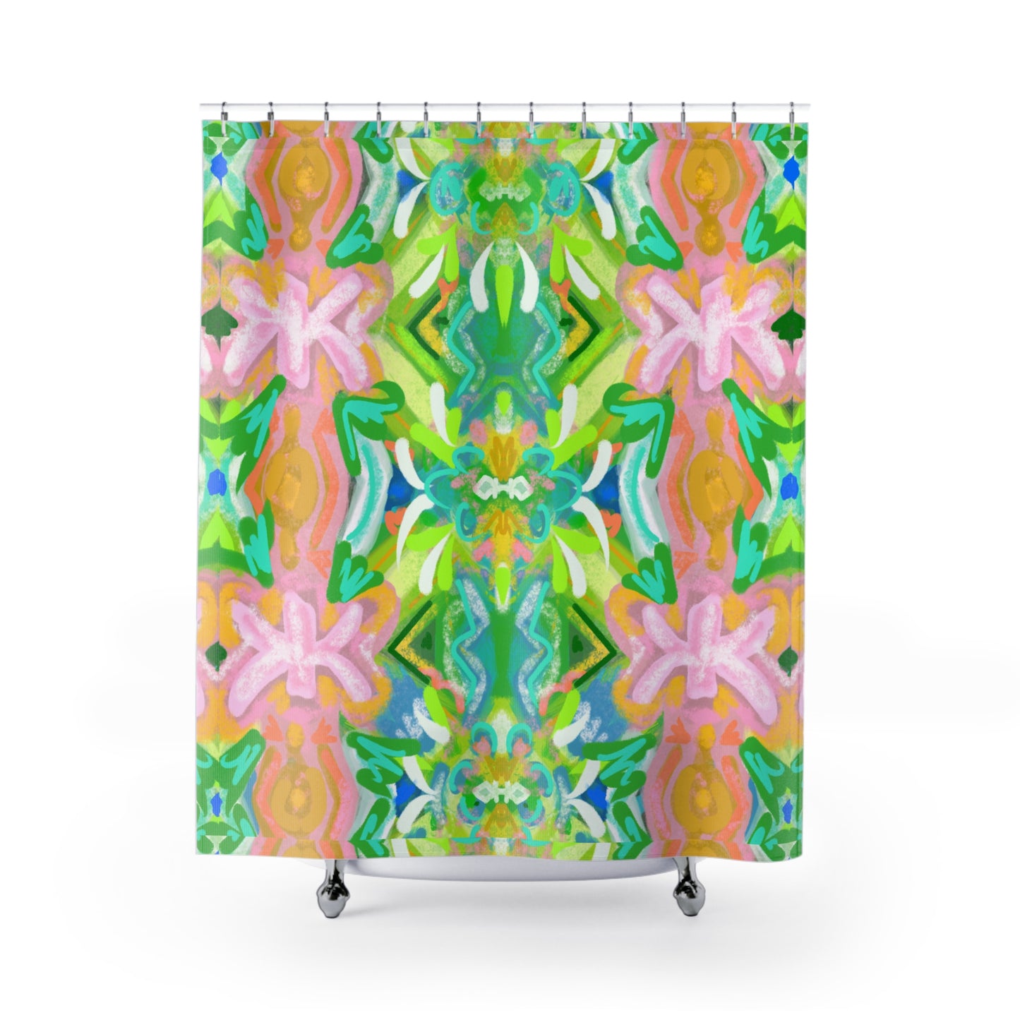 Park Lane Licensed Illustration Shower Curtain — Vibrant Little Highpoint Home College Apartments Decor