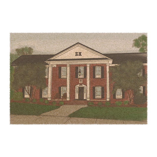 Greek Sigma Chi Georgia Southern Fraternity House Doormat | Fraternity House Entrance Mat