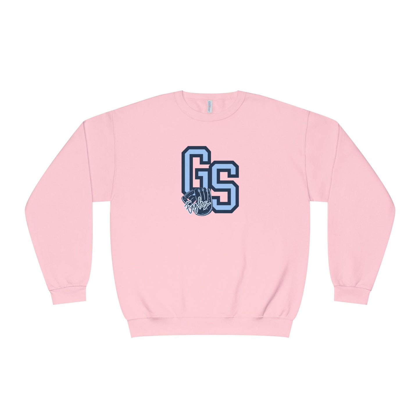 Georgia Southern Eagles Baseball Crewneck Sweatshirt — Tone-on-Tone Blue