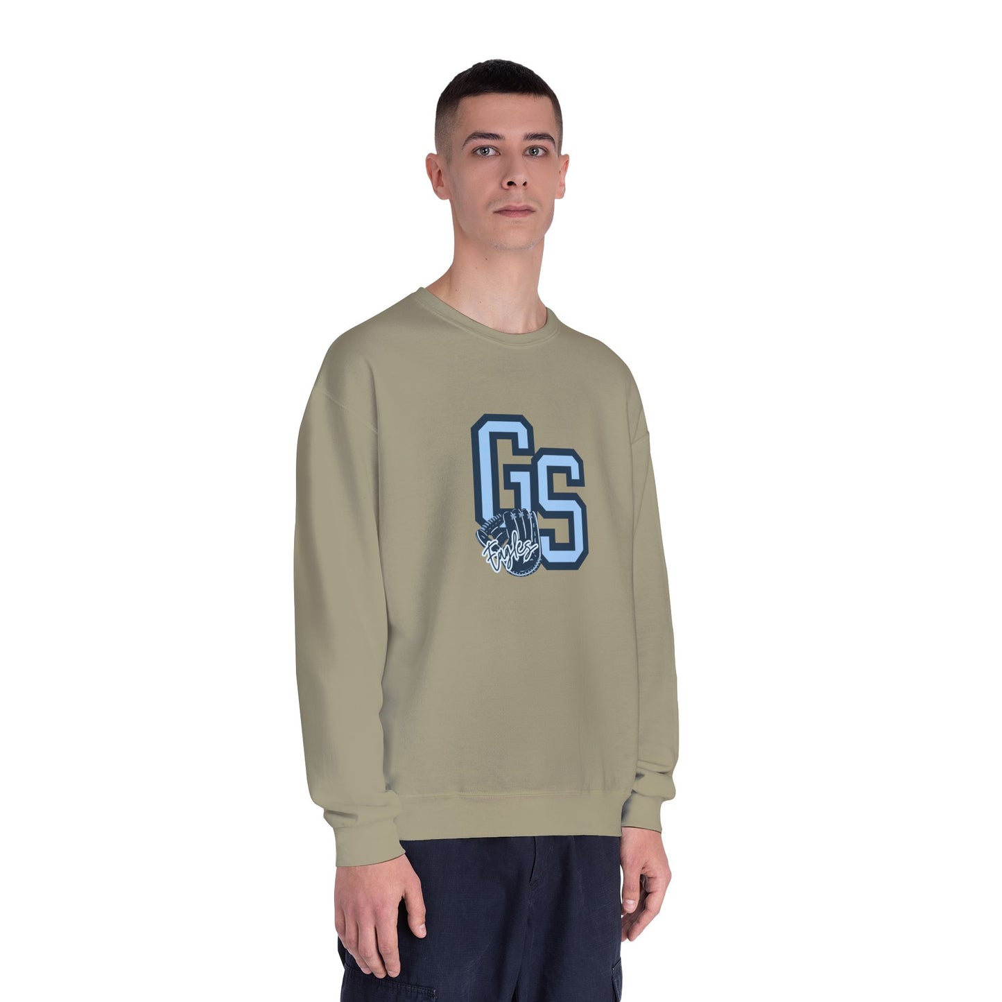 Eagle Baseball Unisex Crewneck Sweatshirt with GS Graphic - Cozy Casual Wear