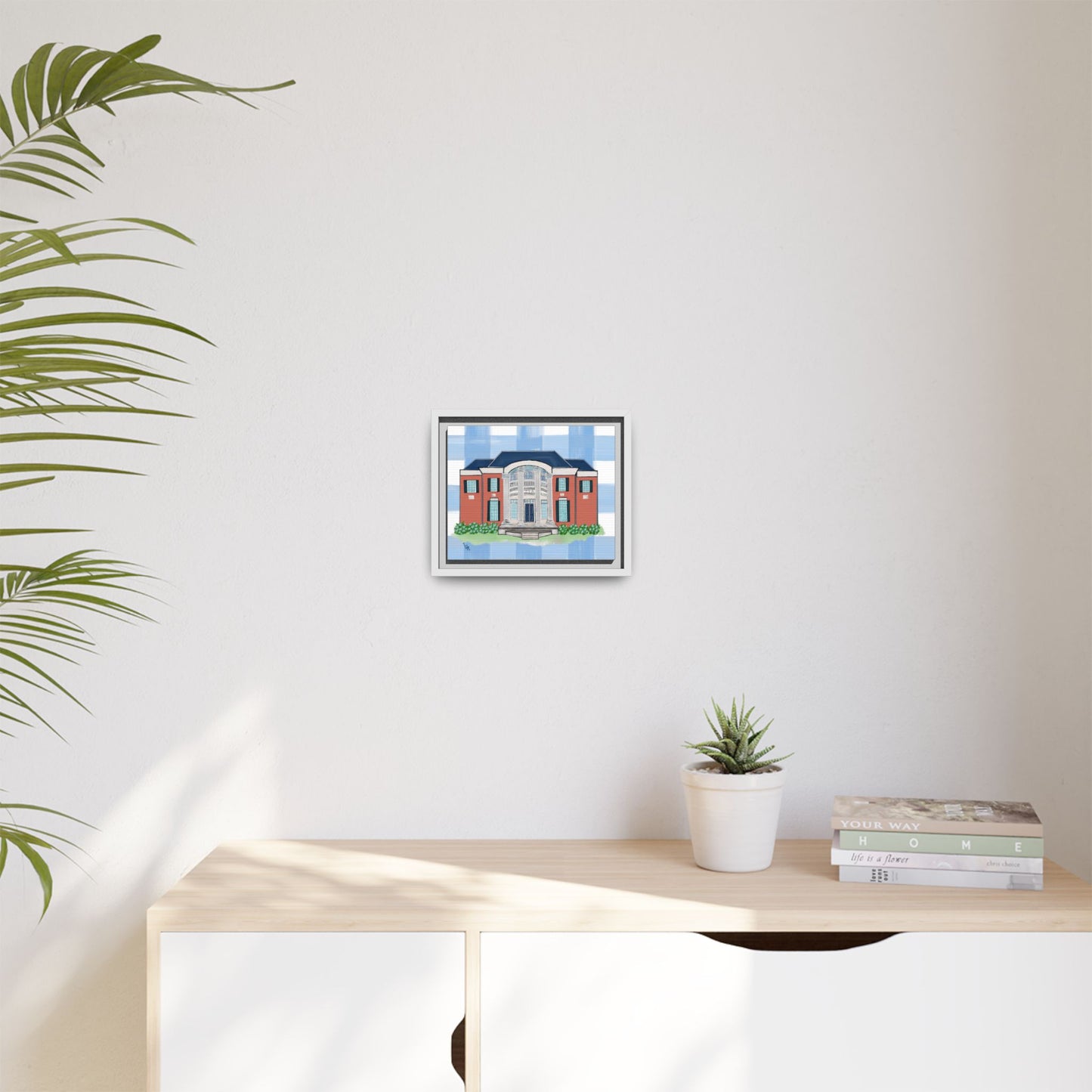 Greek Life Georgia Southern University Zeta Framed Reproduction Canvas