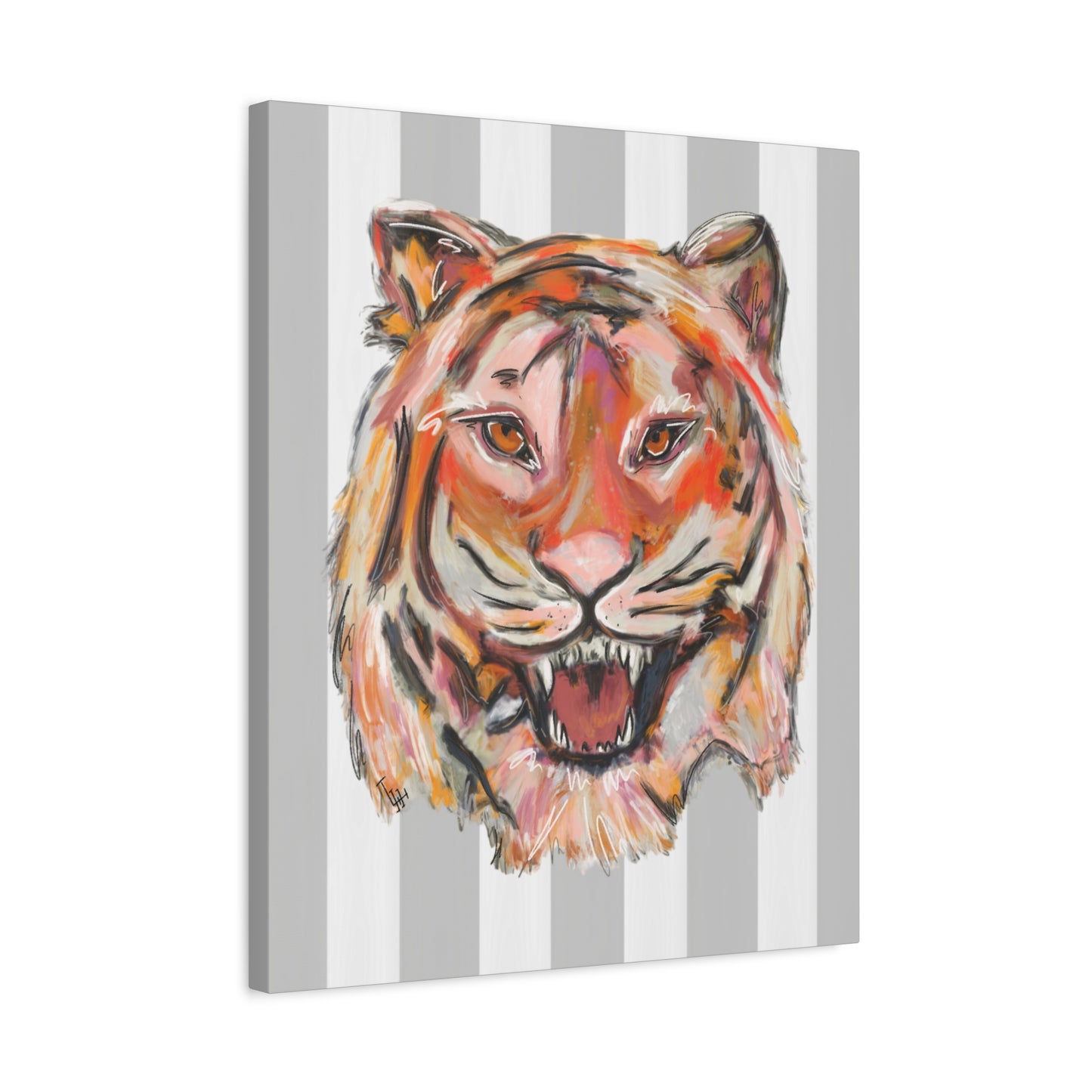 Tiger Town Clemson Auburn Matte Canvas Print — Stretched Wall Art