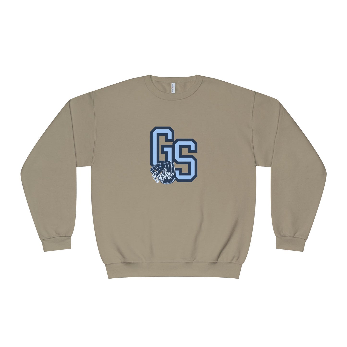 Eagle Baseball Unisex Crewneck Sweatshirt with GS Graphic - Cozy Casual Wear