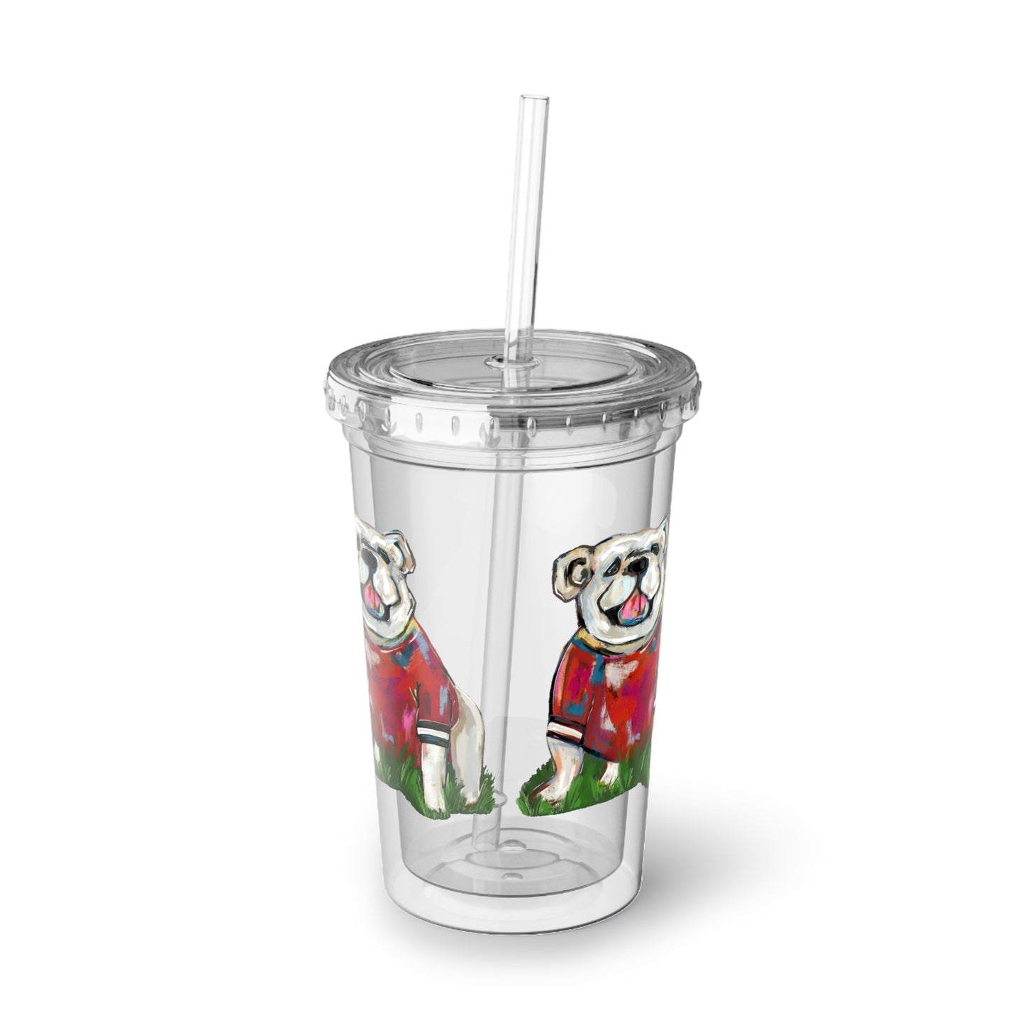 Bulldog Acrylic Cup