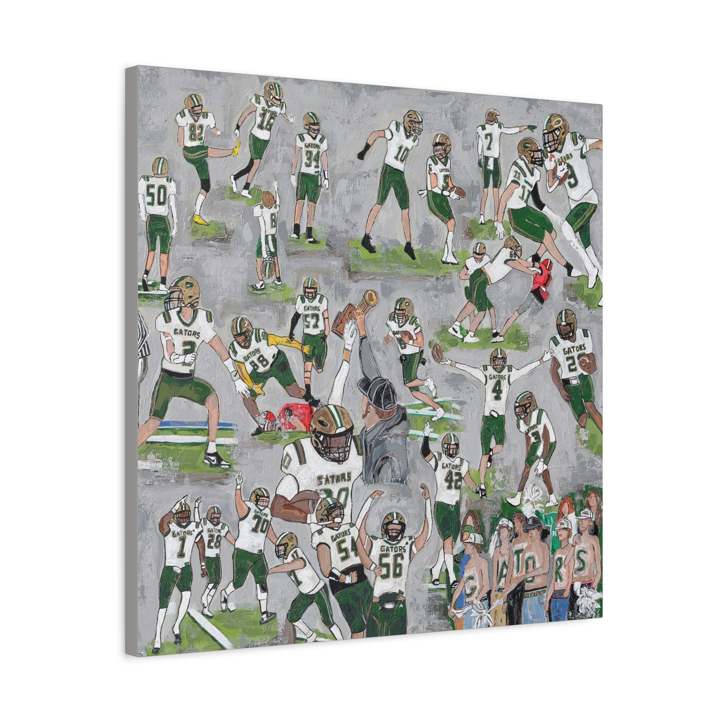 Gator State Champions Reproduction Printed Matte Canvas, Stretched, 1.25"