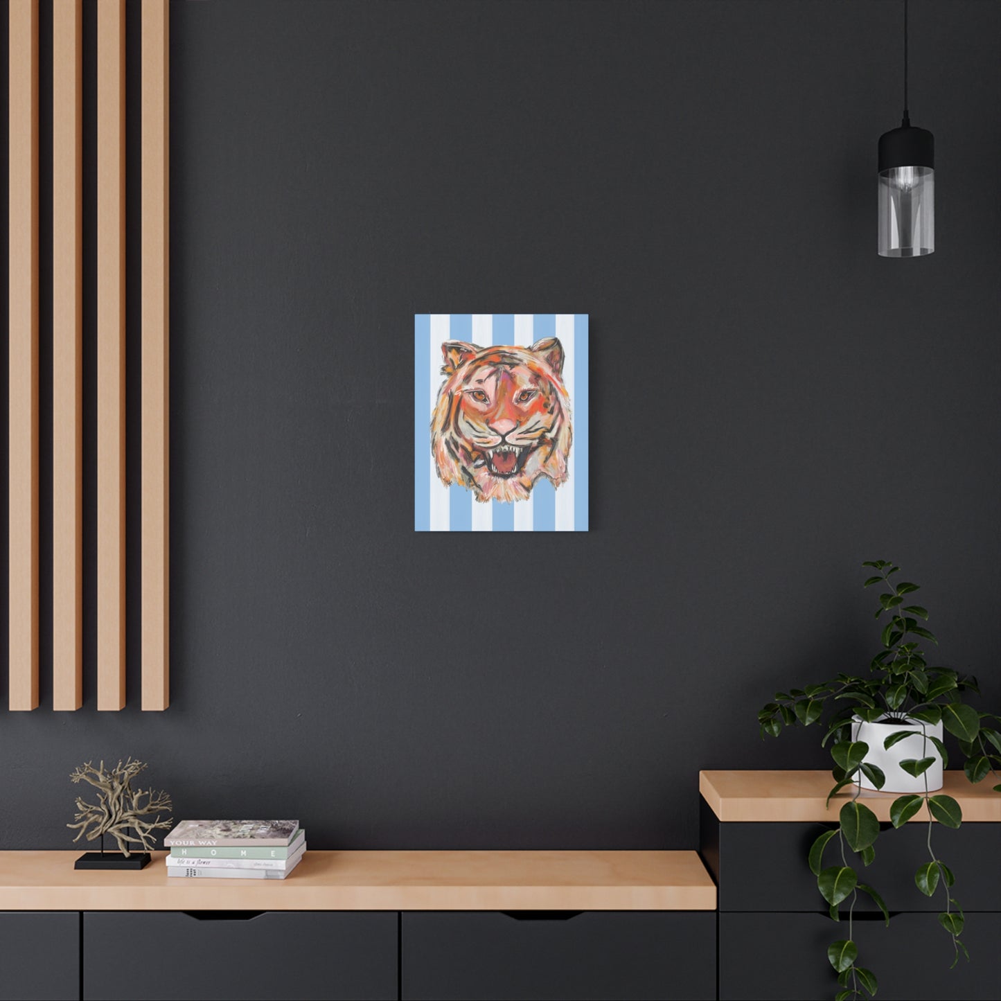 Tiger Town Clemson Auburn Matte Canvas Print — Stretched Wall Art