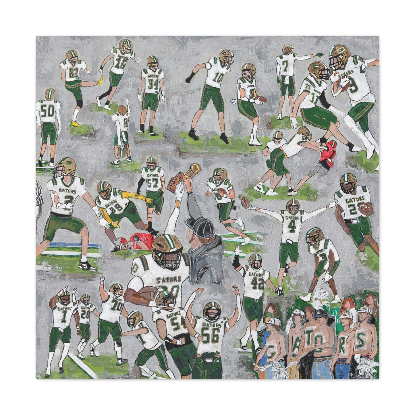 Gator State Champions Reproduction Printed Matte Canvas, Stretched, 1.25"