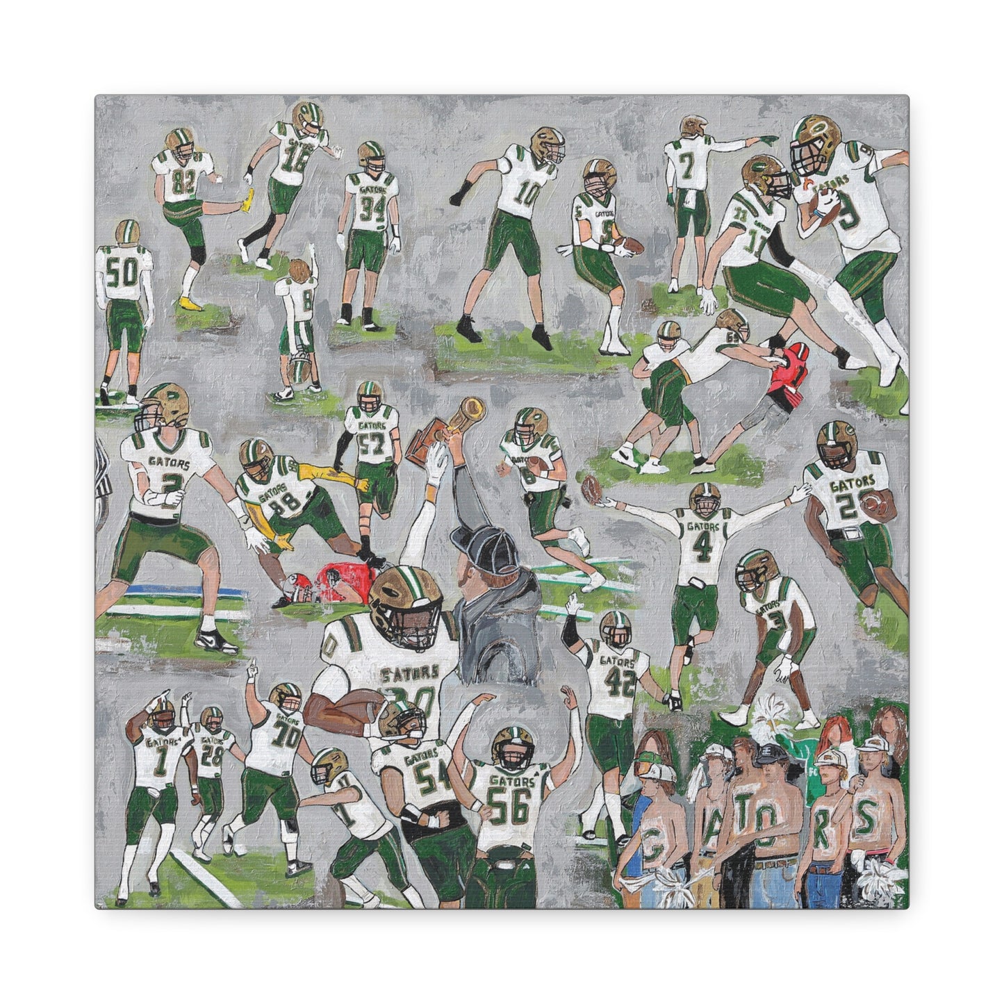 Gator State Champions Reproduction Printed Matte Canvas, Stretched, 1.25"