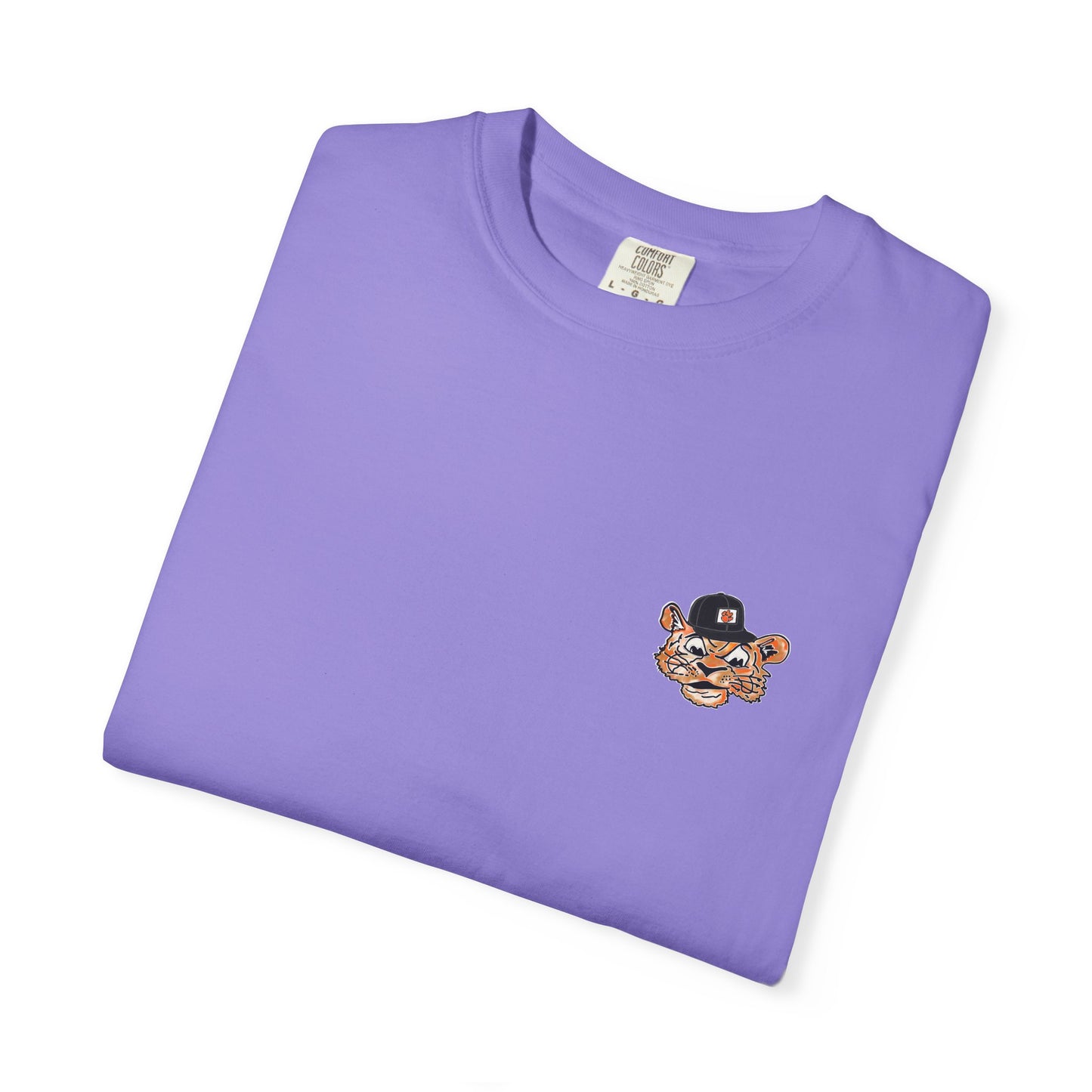Tigers Tilted Hat Unisex Garment-Dyed T-shirt