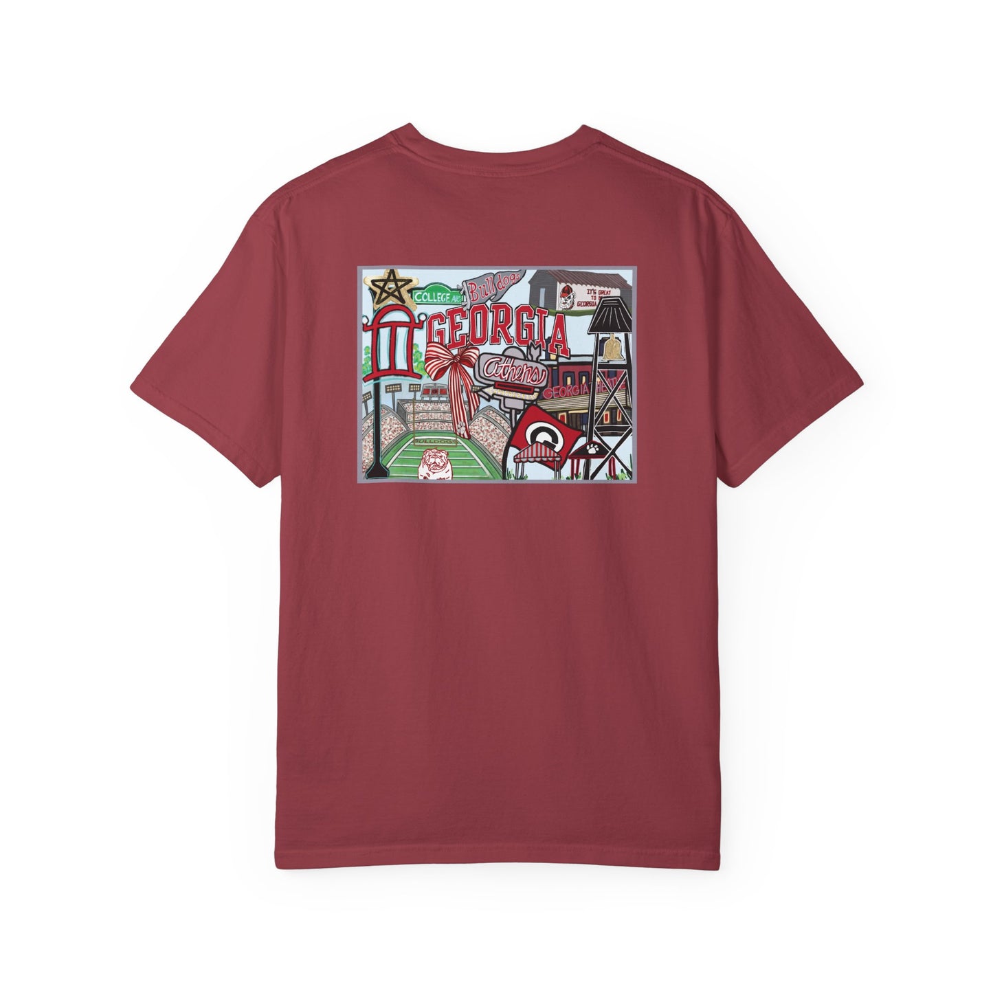 Bulldog Vintage Graphic T-Shirt - Unisex Garment-Dyed Tee