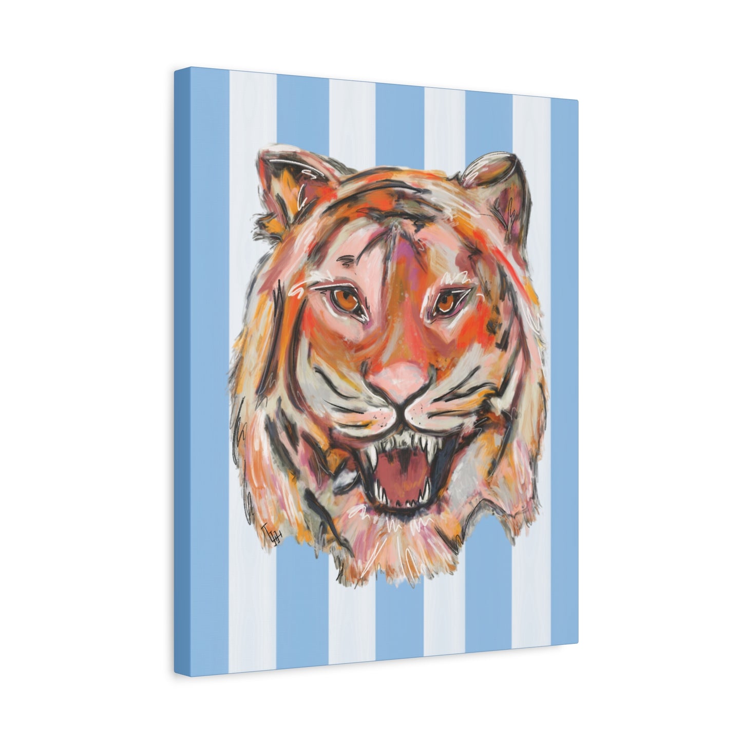Tiger Town Clemson Auburn Matte Canvas Print — Stretched Wall Art