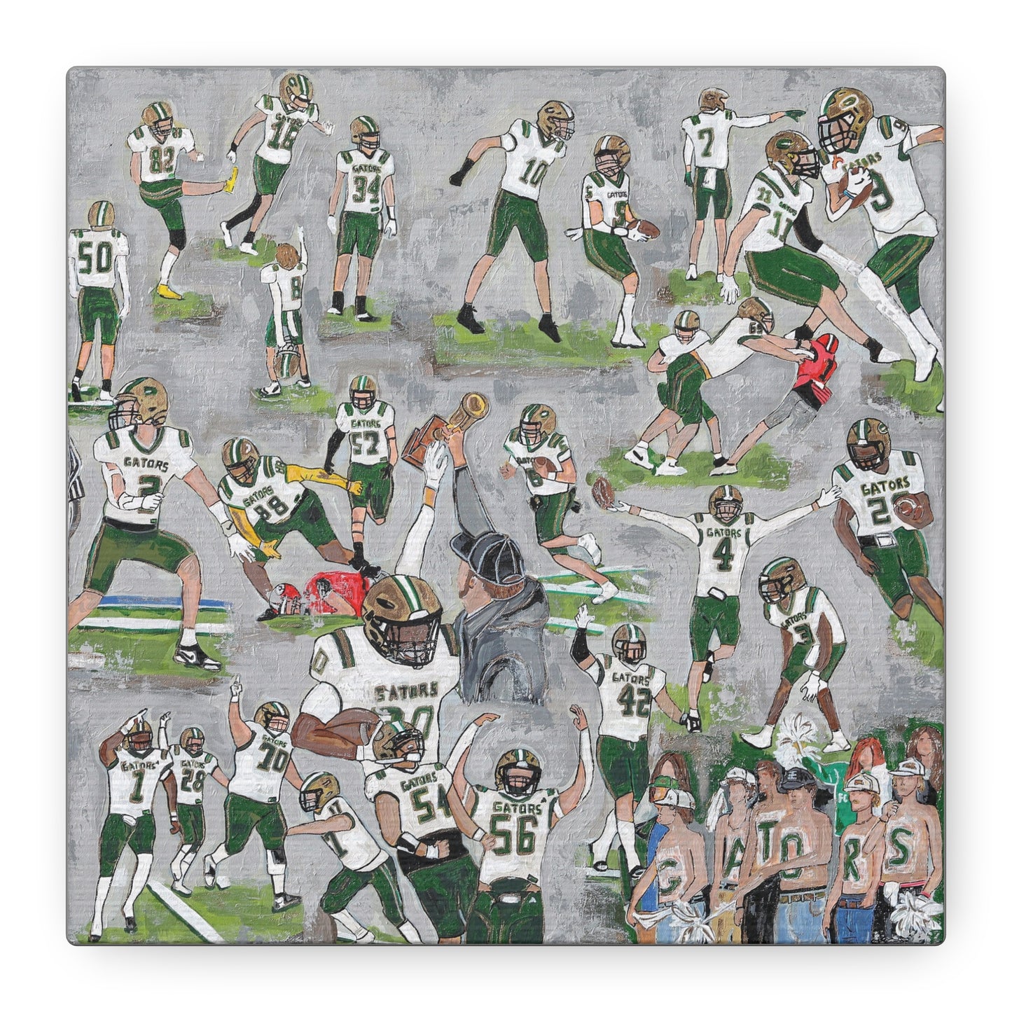 Gator State Champions Reproduction Printed Matte Canvas, Stretched, 1.25"