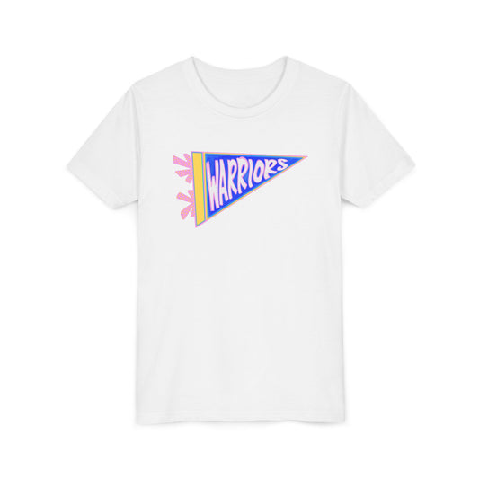 Warriors Pennant Youth Tee — 'Warriors' Pennant Graphic Shirt