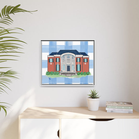Greek Life Georgia Southern University Zeta Framed Reproduction Canvas