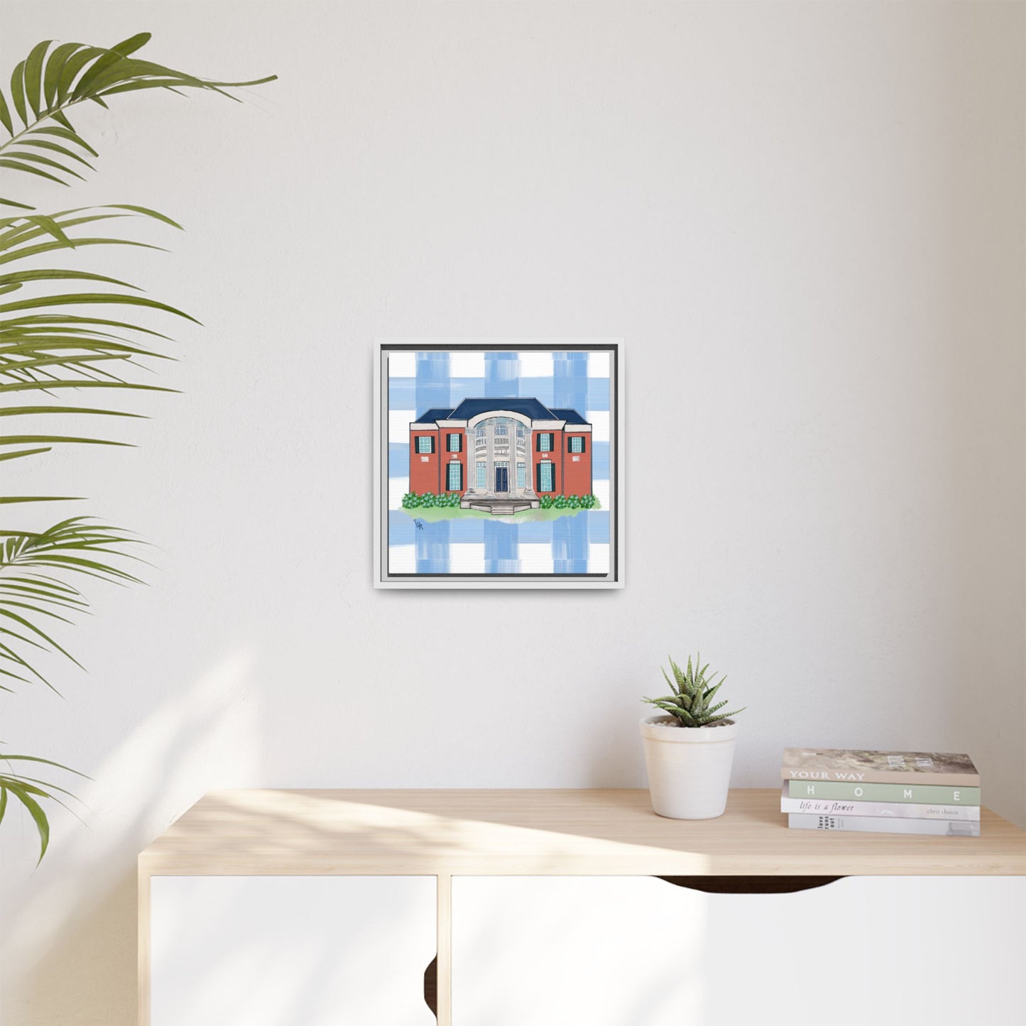 Greek Life Georgia Southern University Zeta Framed Reproduction Canvas