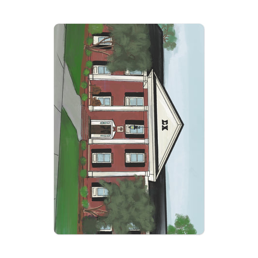 Greek Life Fraternity House Poker Cards | Georgia Southern, Hand-Painted Artwork