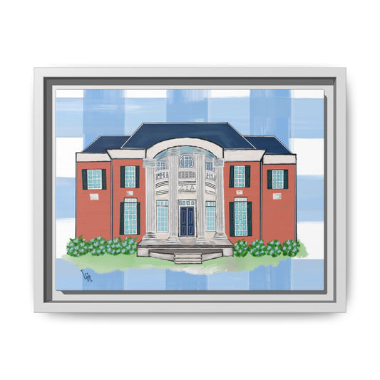 Greek Life Georgia Southern University Zeta Framed Reproduction Canvas
