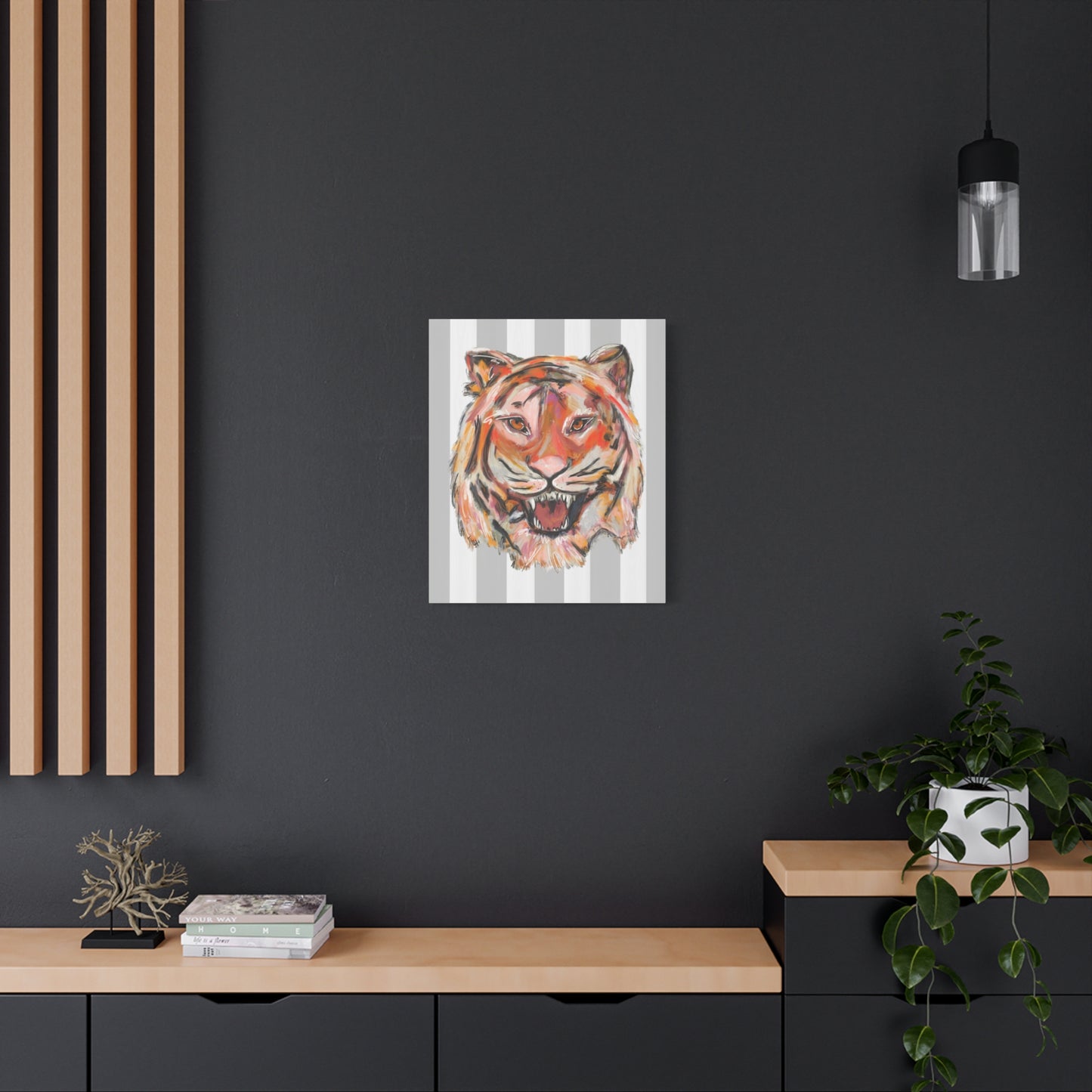 Tiger Town Clemson Auburn Matte Canvas Print — Stretched Wall Art
