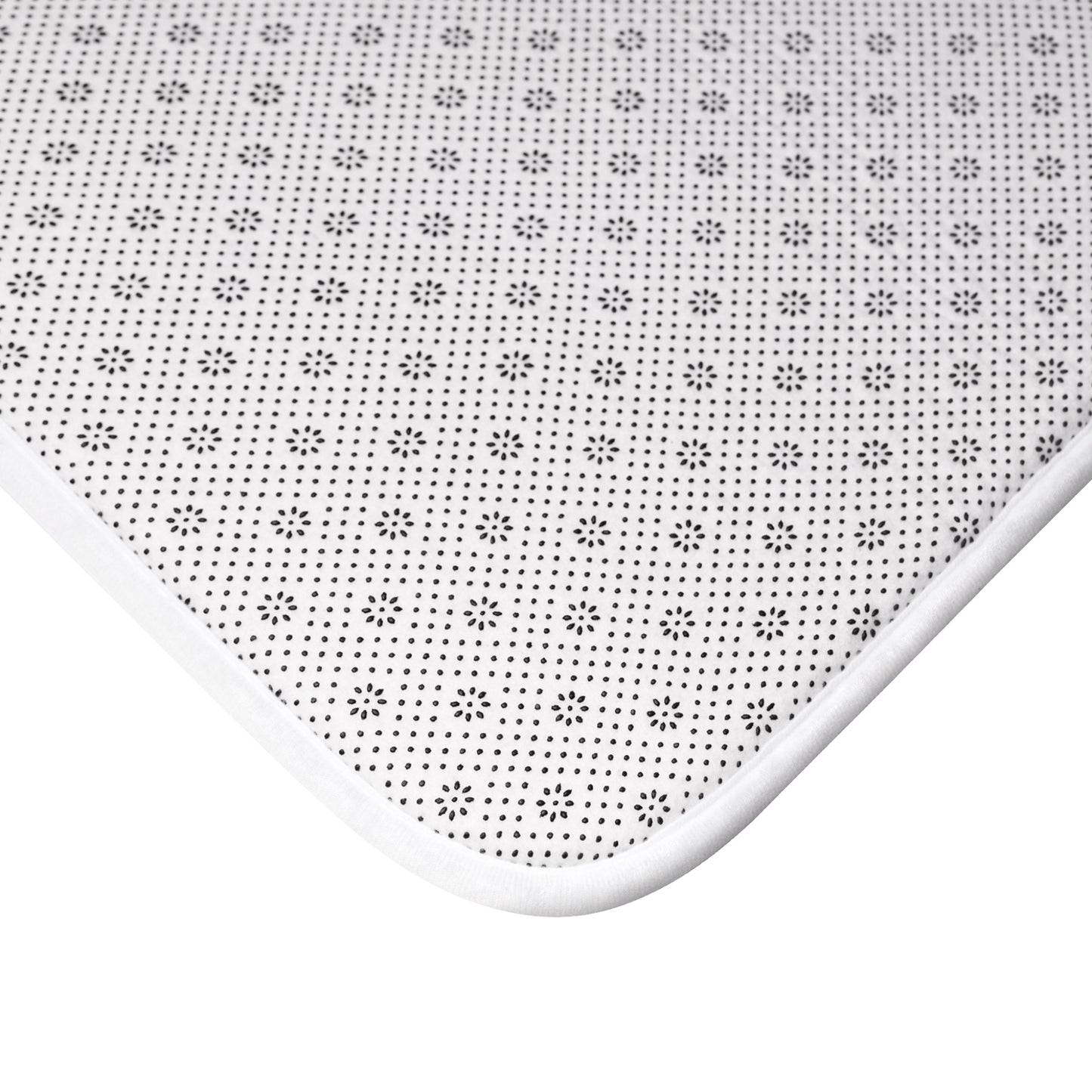 Lolly Oxford White Bath Mat