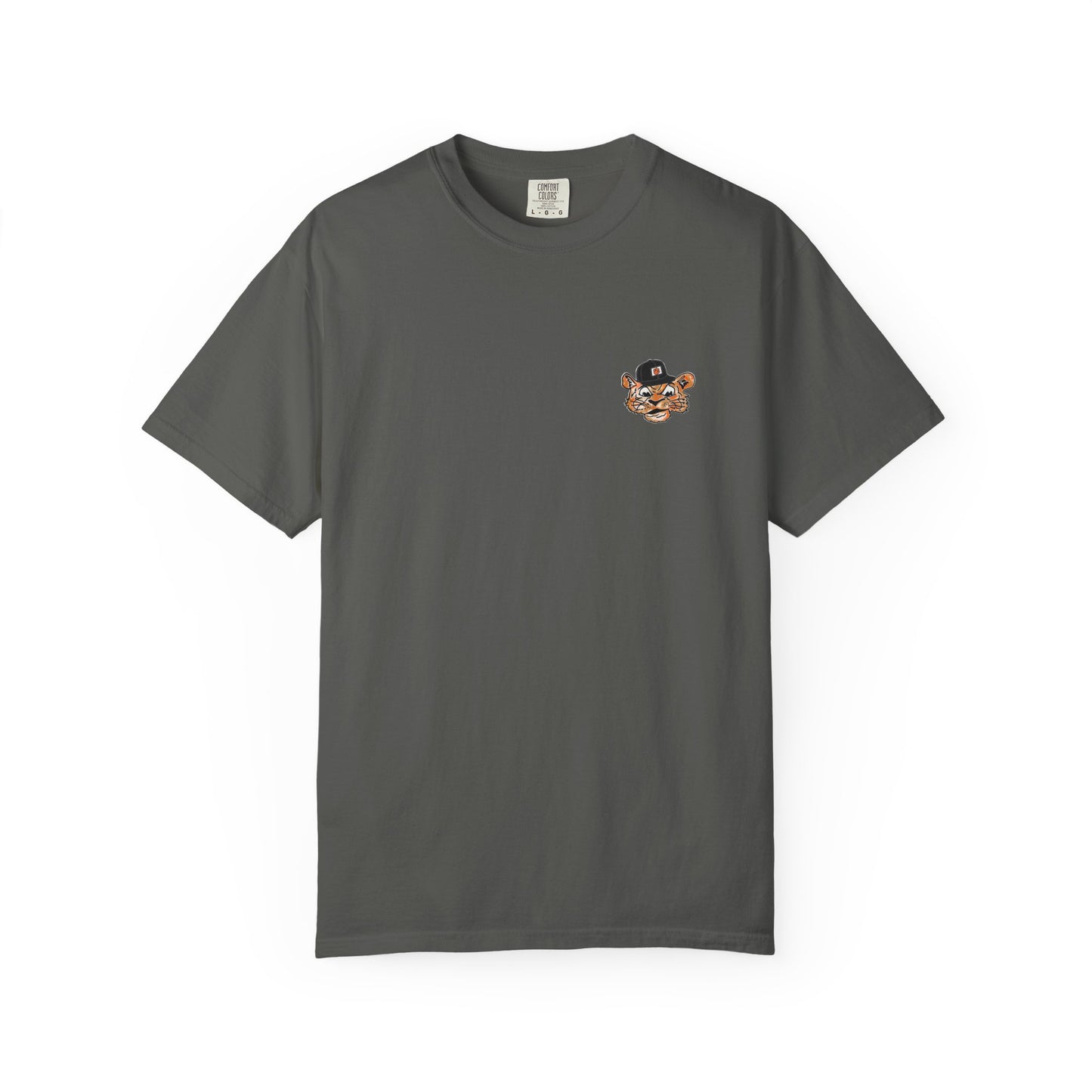 Tigers Tilted Hat Unisex Garment-Dyed T-shirt