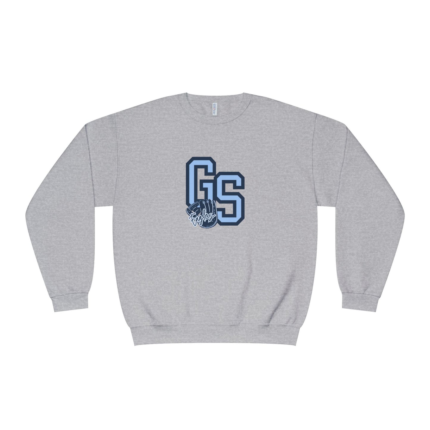 Eagle Baseball Unisex Crewneck Sweatshirt with GS Graphic - Cozy Casual Wear