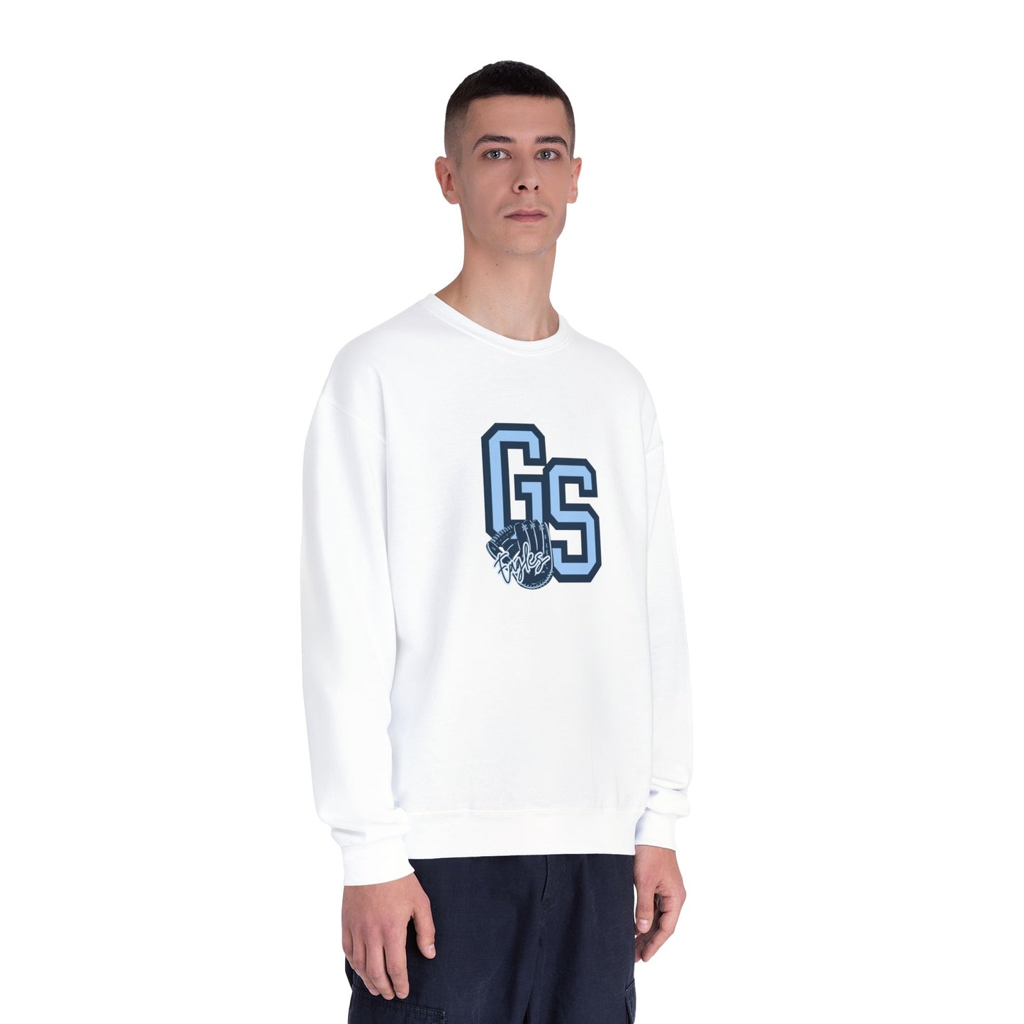 Eagle Baseball Unisex Crewneck Sweatshirt with GS Graphic - Cozy Casual Wear
