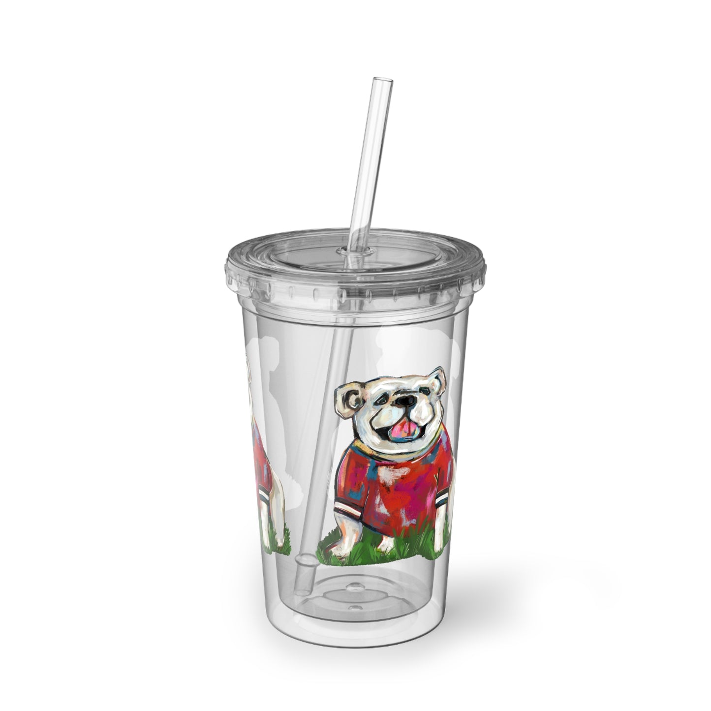 Bulldog Acrylic Cup