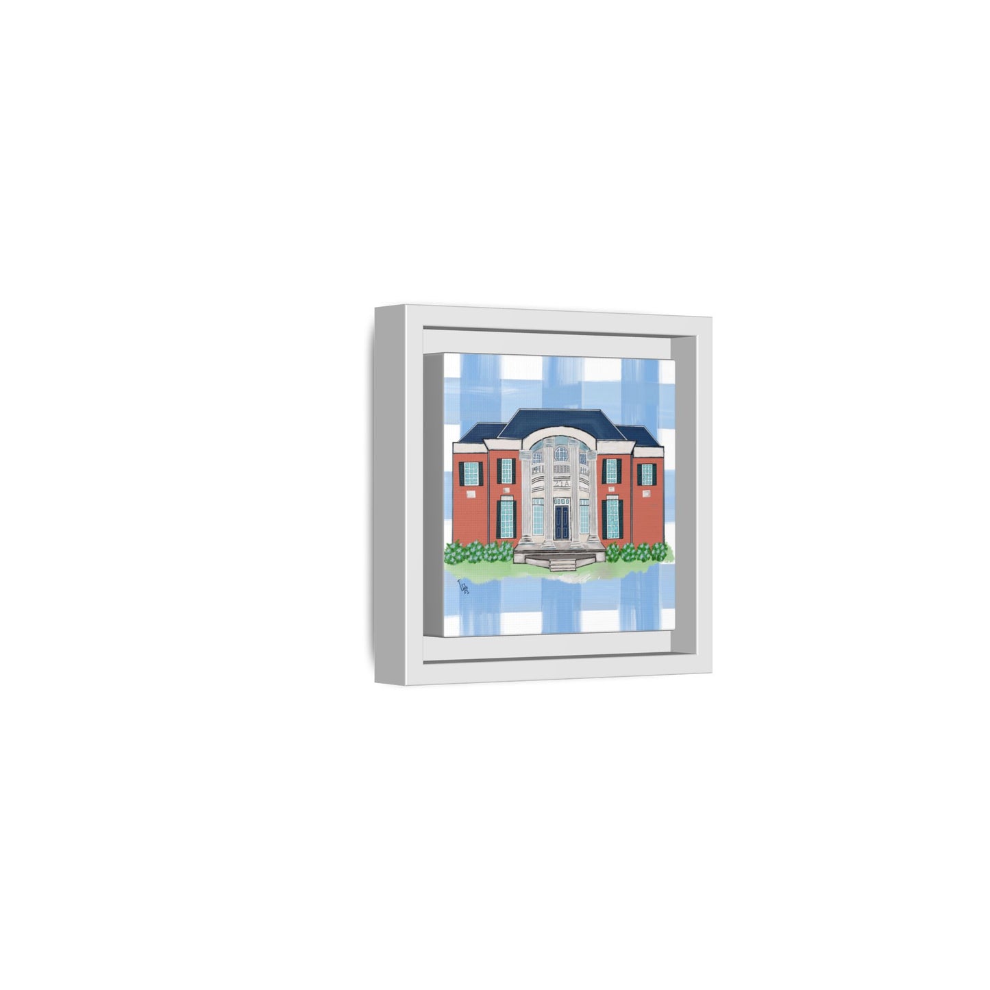 Greek Life Georgia Southern University Zeta Framed Reproduction Canvas