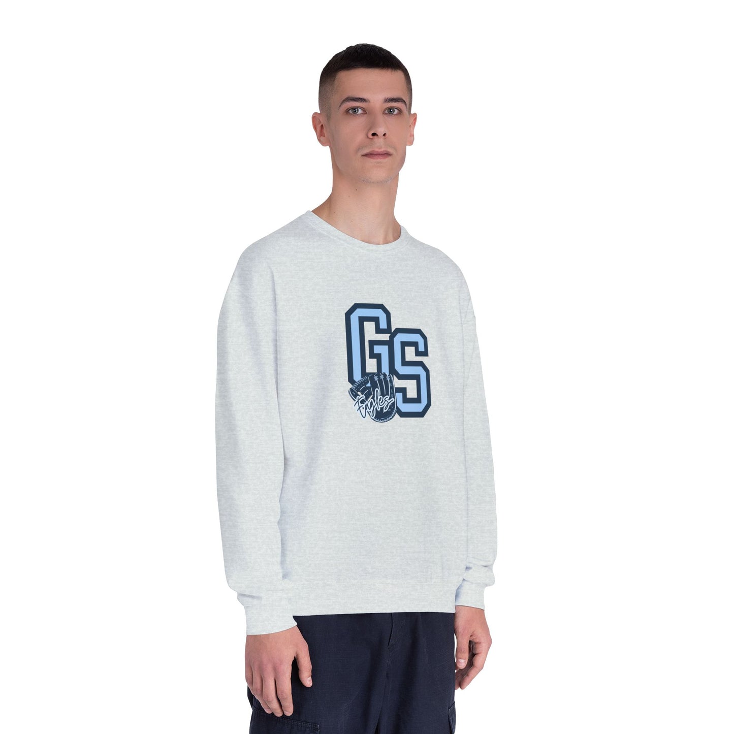 Eagle Baseball Unisex Crewneck Sweatshirt with GS Graphic - Cozy Casual Wear