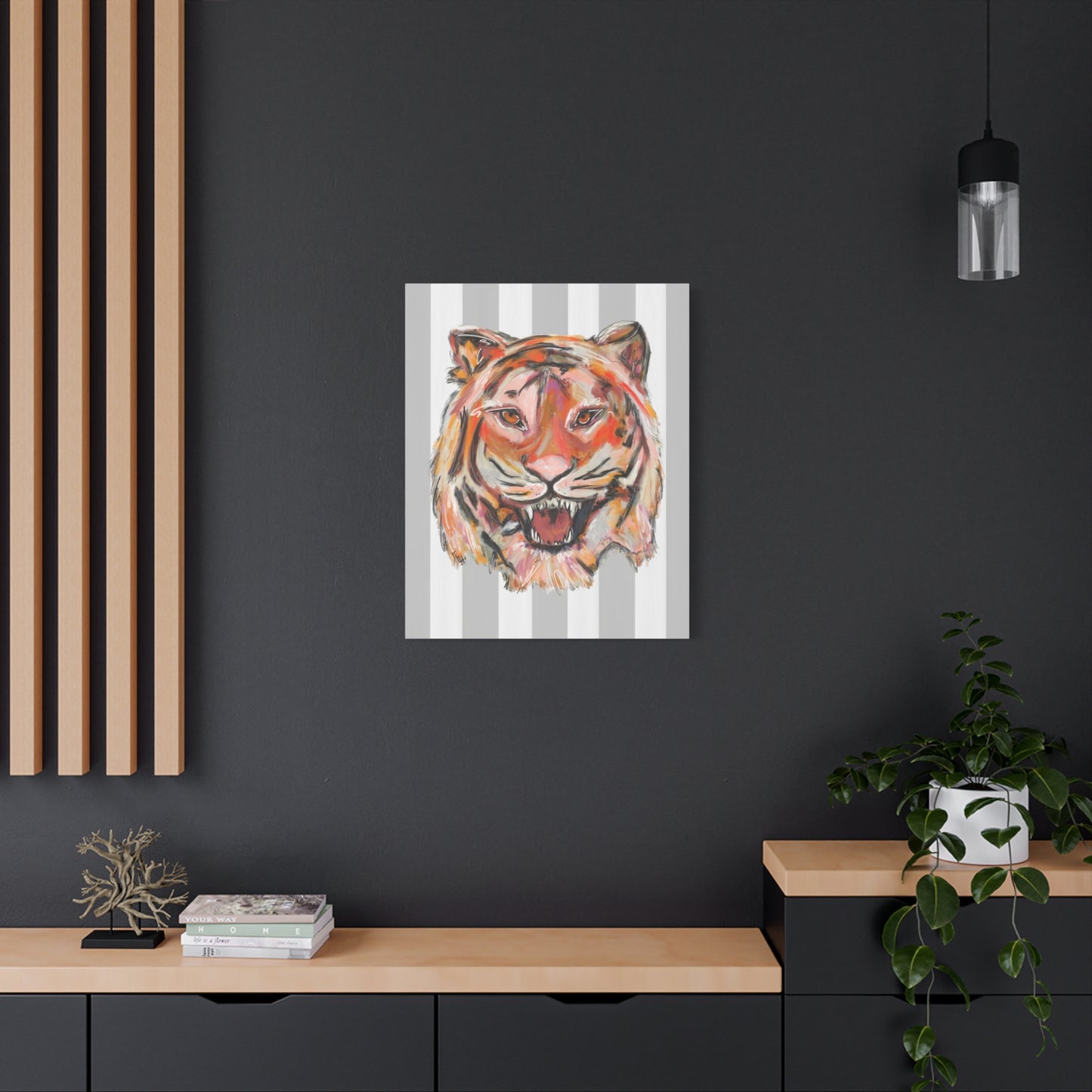 Tiger Town Clemson Auburn Matte Canvas Print — Stretched Wall Art