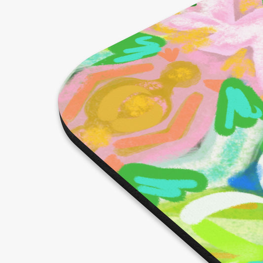 Park and Prep Mouse Pad for Home Office, Colorful Desk Accessory, Gift for Graphic Designers, Computer Accessory, Work From Home Decor