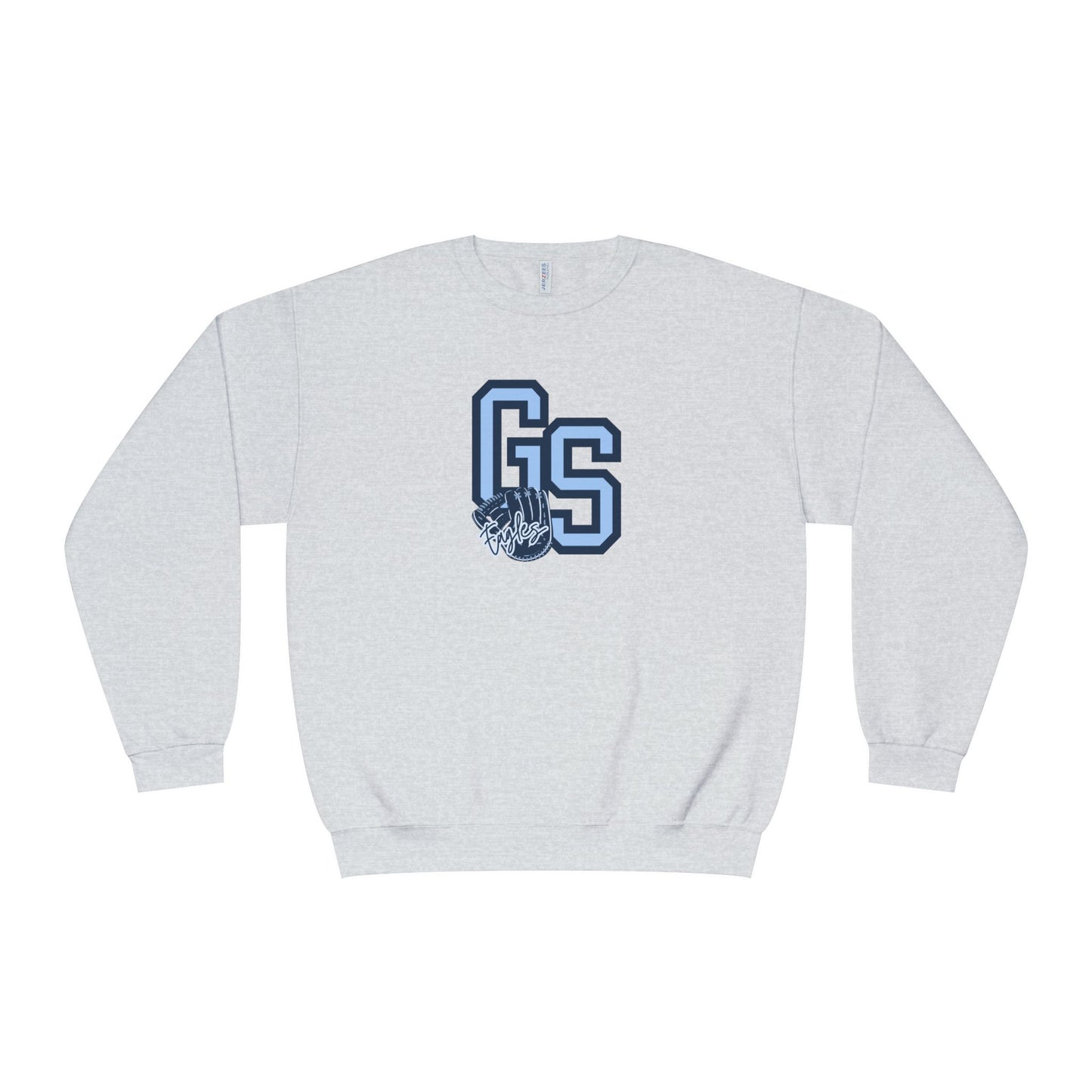 Georgia Southern Eagles Baseball Crewneck Sweatshirt — Tone-on-Tone Blue