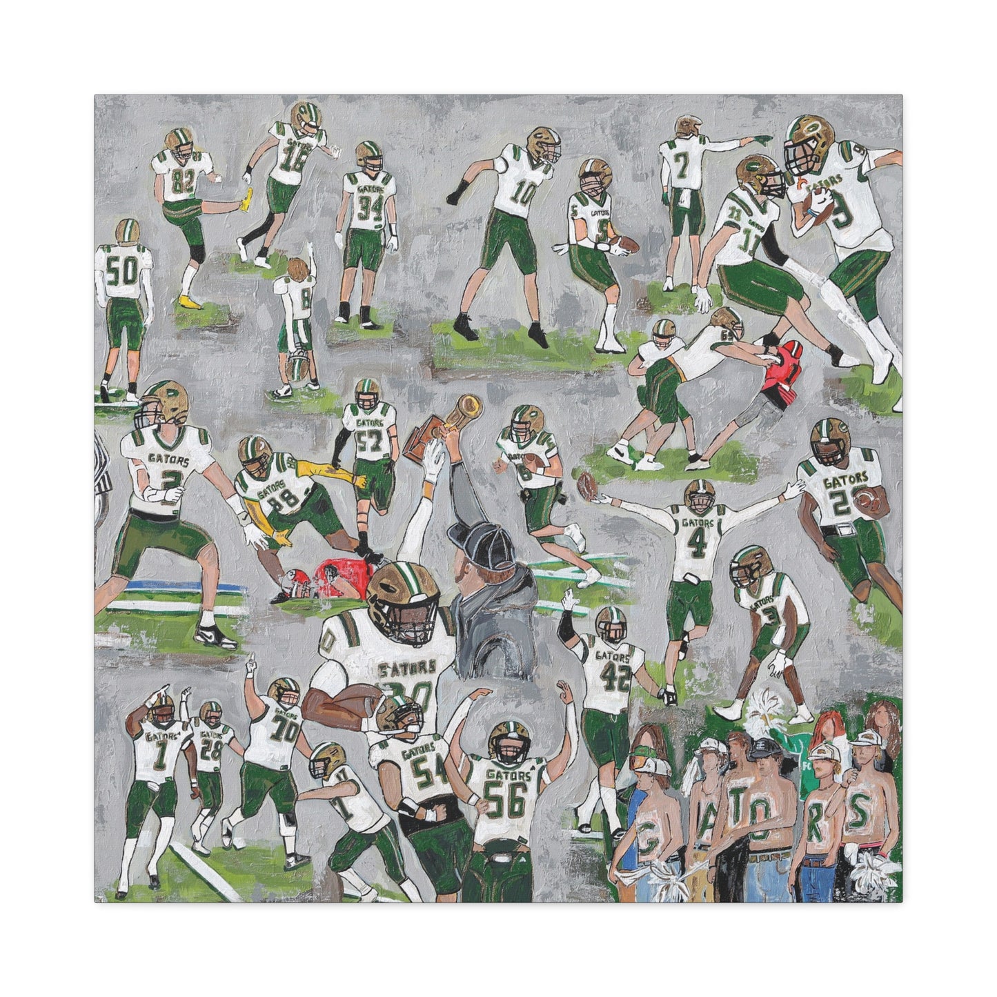 Gator State Champions Reproduction Printed Matte Canvas, Stretched, 1.25"
