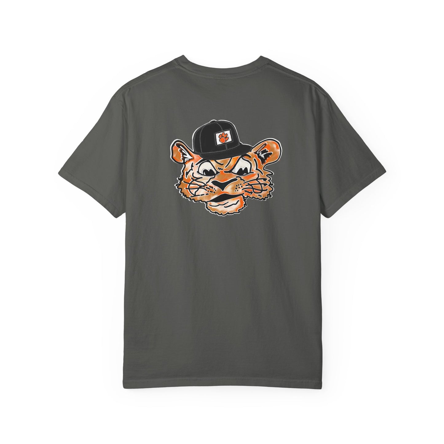 Tigers Tilted Hat Unisex Garment-Dyed T-shirt