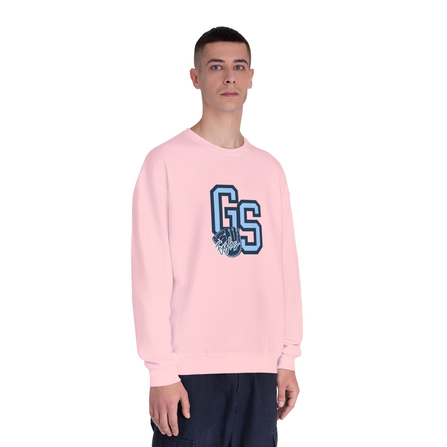 Eagle Baseball Unisex Crewneck Sweatshirt with GS Graphic - Cozy Casual Wear